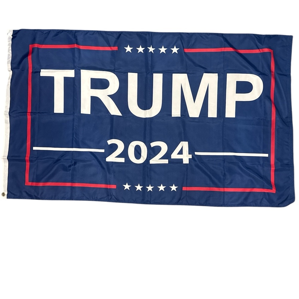Trump 2024 Big Flag One Size Donald Trump President Red, White, Blue USA
